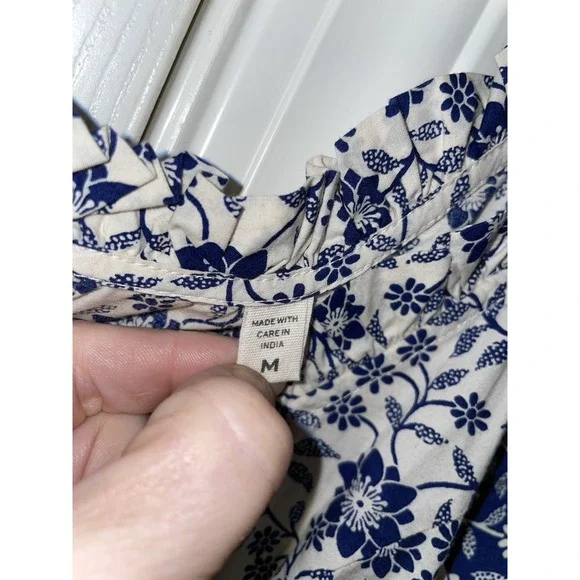 DOEN SIMONETTA DRESS SIZE MEDIUM ORGANIC COTTON Cottagecore Meadow Maxi - Picture 7 of 15